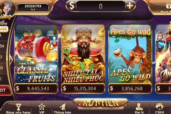 Slot game và nổ hũ cwin